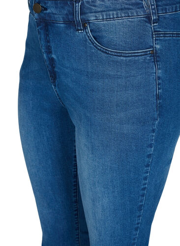 Super slim fit Amy jeans met strikje, Dark blue, Packshot image number 2