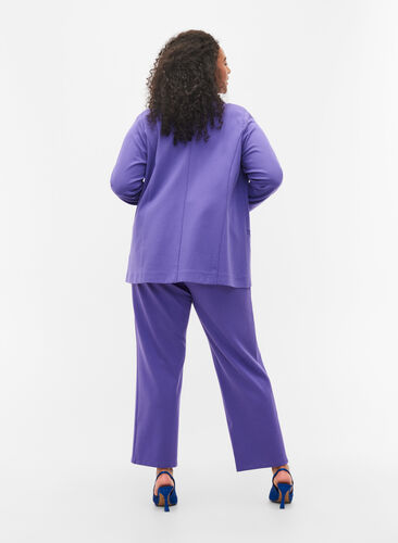Wijde broek met zakken, Ultra Violet, Model image number 1