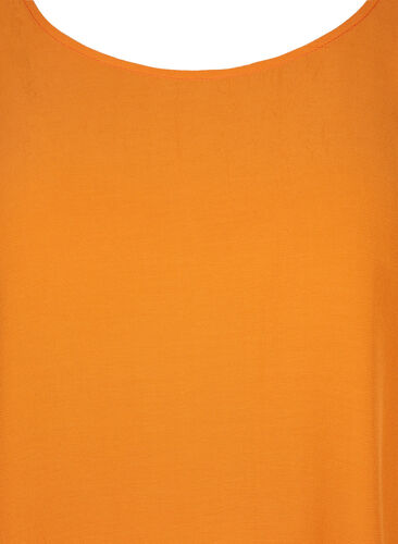 Viscose top met korte mouwen, Orange Peel, Packshot image number 2