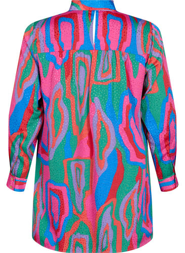 Lang shirt met opdruk, Colorfull Art Print, Packshot image number 1