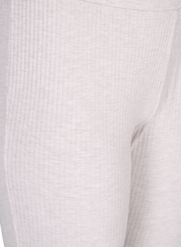 Nauwsluitende broek in ribstof, Natural Mélange, Packshot image number 2