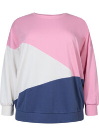 Sweatshirt met colour-block